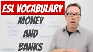 English lesson - Words to talk about MONEY and BANKS - palabras en inglés