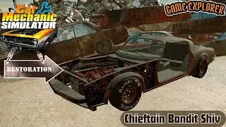 Chieftain Bandit Shiv Junkyard Restoration | Car Mechanic Sim | Game Explorer