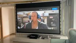 ALR inceiling projection screen with Black Crystal(sibyl@xy-screen.com)