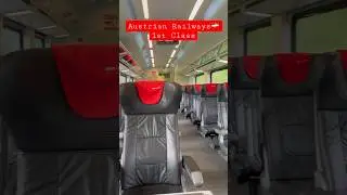 Best view from the 1st class of Railjet 🇦🇹 🚊 #travel #nature #oebb #austria #train #bahn #explore