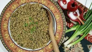 Lentil Bulgur Pilaf Recipe from Mush - Armenian Cuisine - Heghineh Cooking Show