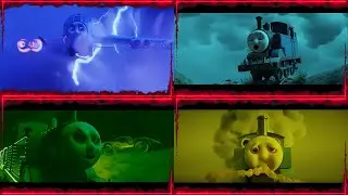 DARK SIDE of Thomas The Tank Engine Creepy CGI Movie Scenes 💥🚂 Tiles Hop Edm Rush
