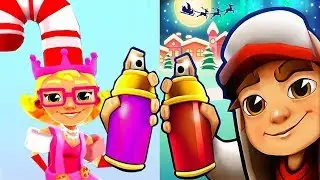 Subway Surfers Winter Holiday 2019 ELF TRICKY CANDY Outfit vs 3D TRICKY Jungle Run Gameplay HD