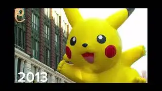 Every Appearance Of The 3 Versions Of The Pikachu Balloon (2001 - 2020)
