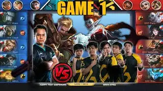 Game1 Happy Feet Emperors VS Bren Epro | THE NATIONALS
