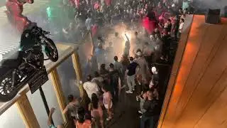 MOTORCYCLE BURN OUT PIT - Myrtle Beach Bike Week Spring 2022 - SBB