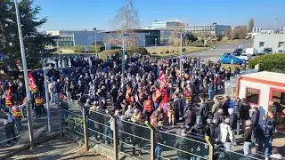Safran Villaroche 5 Mars Grève et Rassemblement pour les salaires