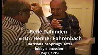 Ren&eacute; Dahinden and Dr. Henner Fahrenbach Lobby Discussion (May 7, 1995)