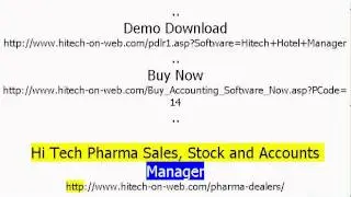 Range of Accounting Software for various Business Segments like Hotels, Hospitals