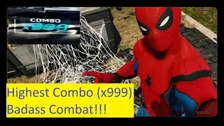 Highest (x999) Combo | Spidey's Craziest Combat | Ultimate Difficulty | Sable Base | Spider-Man PS4