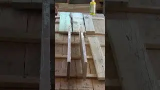 Joining Pallet Wood for Shelving