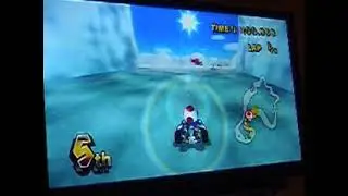 playing mario kart wii!!!