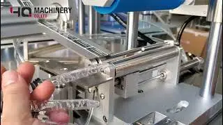 Tabletop ballpoint pen labeling machines|YQ machinery automatic pens wrap around labeler