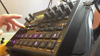 Elektron Digitakt mute mode - purple and green explained
