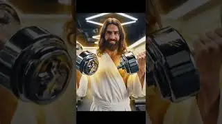 jesus cheap workout ad #ai #shorts #veo3