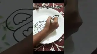 Easy Drawing of scissor 🤩 #shorts #scissors #easydrawing