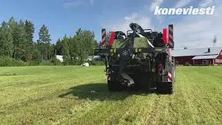 Koneviestin kokeilussa Kverneland FastBale -paalain &mdash; katso, miten rivakasti k&auml;y paalaus