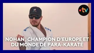 Nohan Dudon, champion du monde de para-karat&eacute;