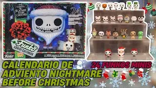 КАЛЕНДАРИЙ КОШМАРА ПЕРЕД РОЖДЕСТВОМ || 24 FUNKOS MINIS #halloween #jackskellington