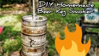 Homemade Beer Keg Smoker