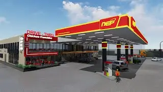3d Animated Architectural Marketing Video for New Energy Petroleum KGB Holdings South Africa