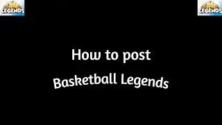 How To Post | Basketball Legends! 🏀