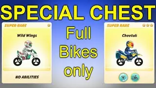 BikeRace SPECIAL CHEST opening | how to get WILD WINGS , Cheetah, Amulet Hog, High Tech, Gold Bike
