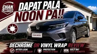 Dechrome or Vinyl Car Wrap Review for Honda City GN S CVT