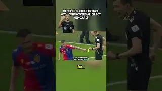 Controversy Strikes! Was the Referee Right? #football #referee #controversy #redcard #sports #soccer