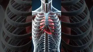 Cinematic 3D Anatomy &ndash; Rib Cage Protecting Heart & Lungs#3DAnatomy #MedicalAnimation #HumanBody.