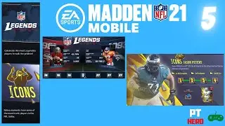 NFL LEGENDS & ICONS!!! || PTHero PLAYS - MADDEN NFL 21 MOBILE