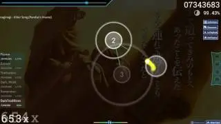 [osu!] Jun Maeda x yanaginagi - Killer Song [Pandiar's Insane] 4.56★ - 99.61% FC