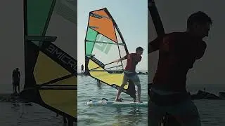 Vom Anf&auml;nger zum Profi-Windsurfer in zwei Tagen #windsurfen #foil