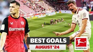 BEST GOALS in August 🔥 Xhaka, M&uuml;ller, Openda or&hellip;?