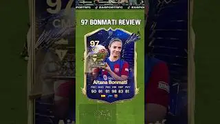 97 Aitana Bonmati Review in EA Sports FC 24 #shorts #shorts #fc24 #eafc24 #toty #fcbarcelona