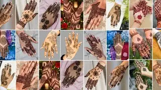 New mehndi design full hand 2026 simple stylish back side design photo beautiful unique designs 