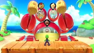 Super Mario Party - Luigi vs All Characters (Master Difficulty)