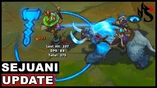 Sejuani Midseason 2017 Tank Update All Abilities In Game (League of Legends)