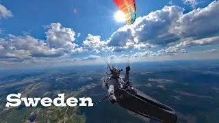 Paragliding Sweden Tallhed June 2020