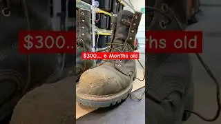 I HATE this about Leather Boots 🥾#construction #boots #trades