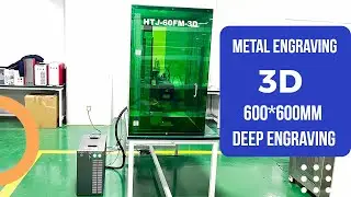 Large size metal plate deep engraving fiber laser jpt 100w