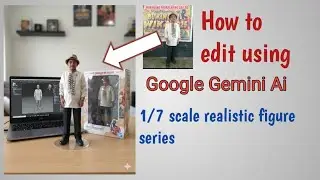 Trending photo editing 1/7 Scale Realistic Figure bandai photo #googlegemini #photoediting 