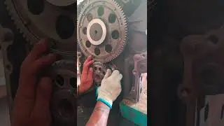 V6Mercedezbenz Actross Camshaft timing gear. @Rex_vlog7201