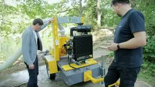 Обзор Мотопомпы Atlas Copco (Varisco). Перекачка воды