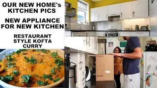 NEW KITCHEN NEW APPLIANCE | Indian Dinner Routine 2021 | Kofta Curry with Roti & Tandoori Pyaj