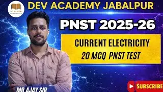 Current electricity ⚡| विद्युत धारा #pnst #physics