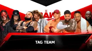 Kane, Undertaker, Bronson Reed, Mankind Vs John, Jey Uso, Samoa Joe, Omos - Tag Team Match | WWE Raw