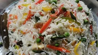 খুব সহজেই নিরামিষ রাইস রেসিপি বানালাম,খেতে-- ফাটাফাটি। 
