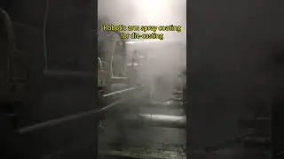 Robotic arm spray coating for die casting#spraycoating #aluminumdiecasting #youtubeshorts