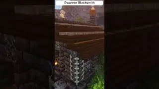 How to Build a Dwarven Blacksmith in Minecraft #shorts